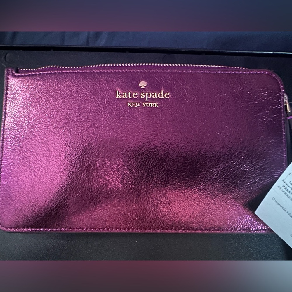 Kate Spade Purple Wristlet